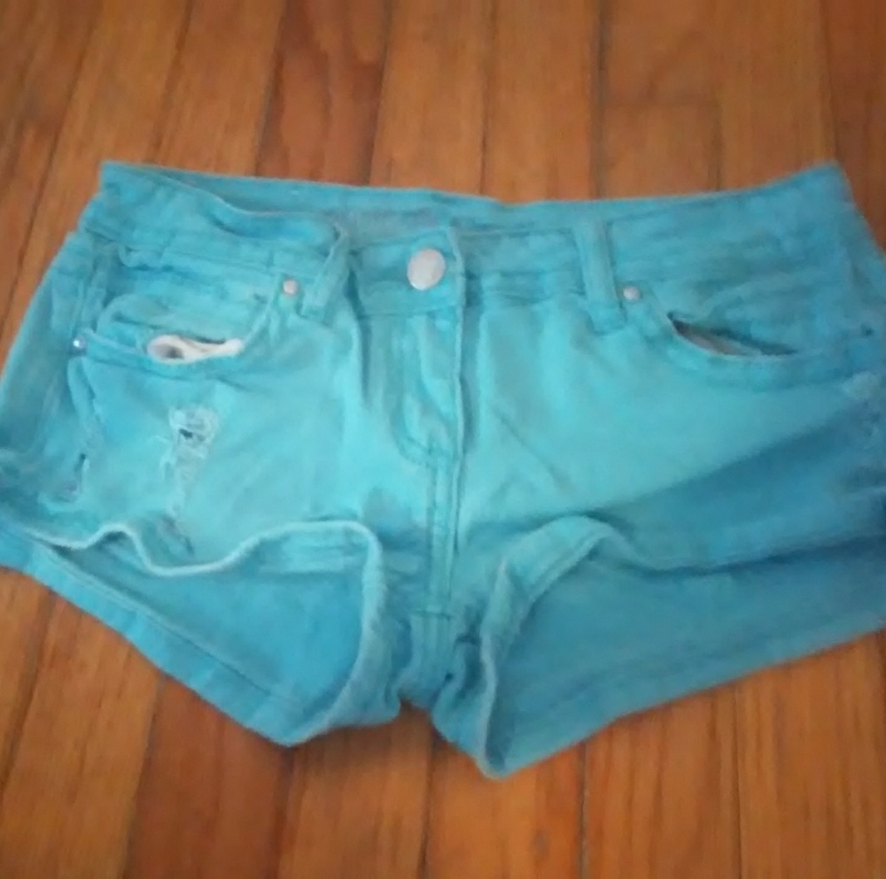 Blue shorts